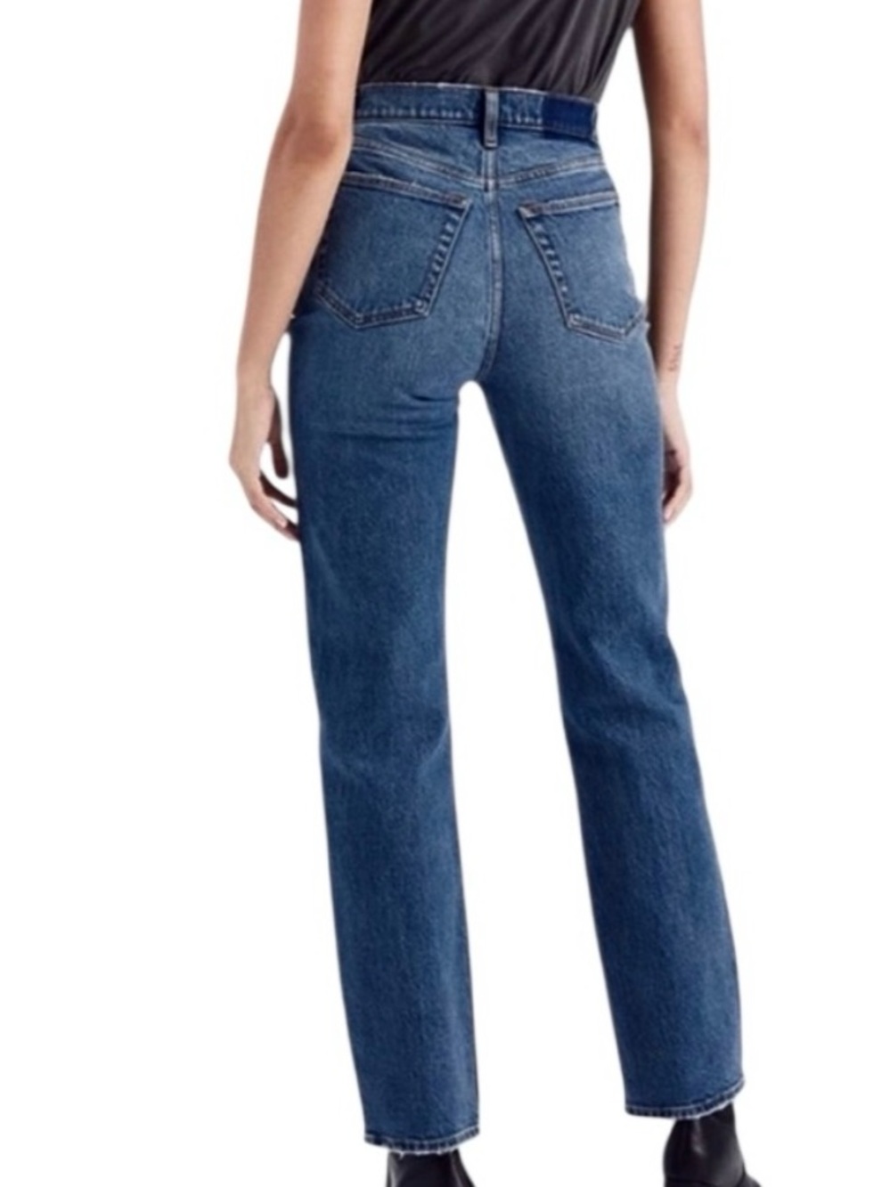 Abercrombie & Fitch Straight-Leg Blue Denim Jeans